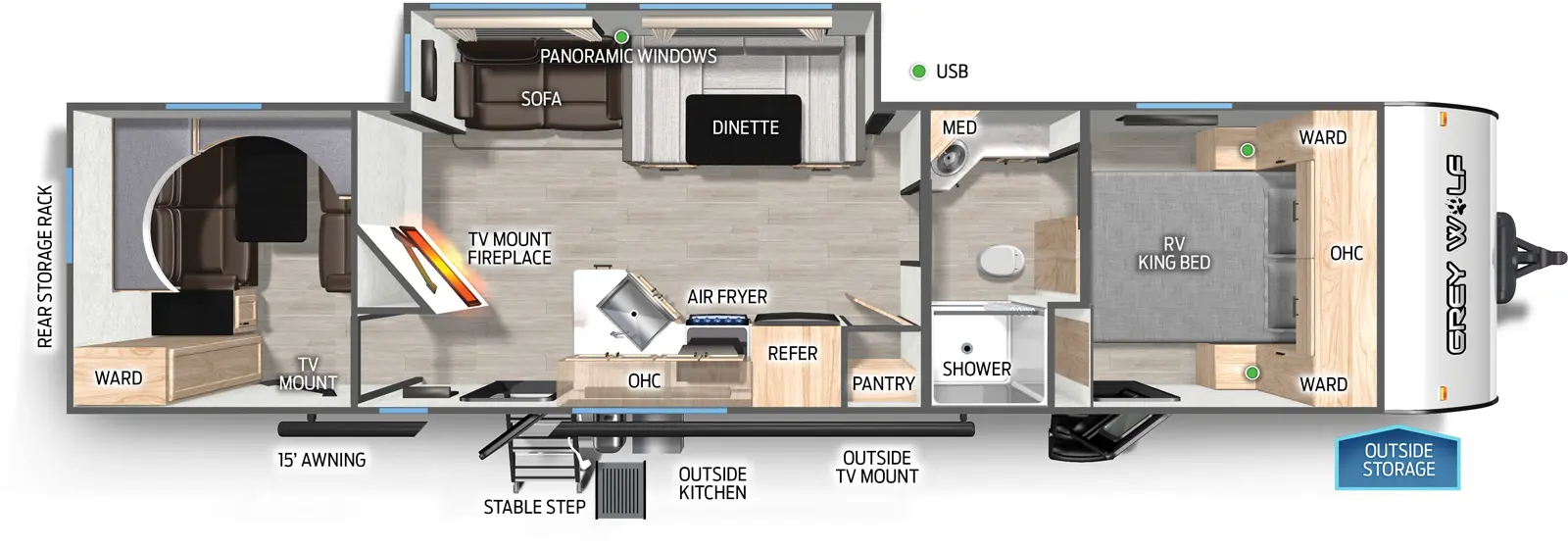 Cherokee 29NMBL Floorplan